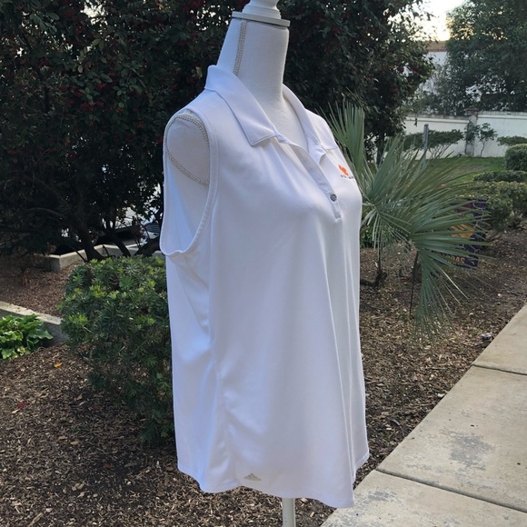 Mauna Kea Women’s Sleeveless Adidas Golf Shirt White XXL - Picture 4 of 8